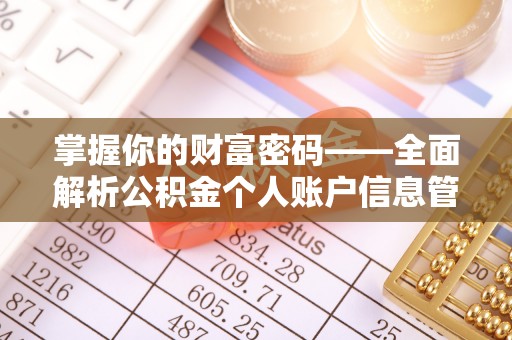 巴音郭楞蒙古掌握你的财富密码——全面解析公积金个人账户信息管理与优化