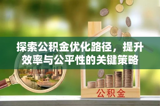 巴音郭楞蒙古探索公积金优化路径，提升效率与公平性的关键策略